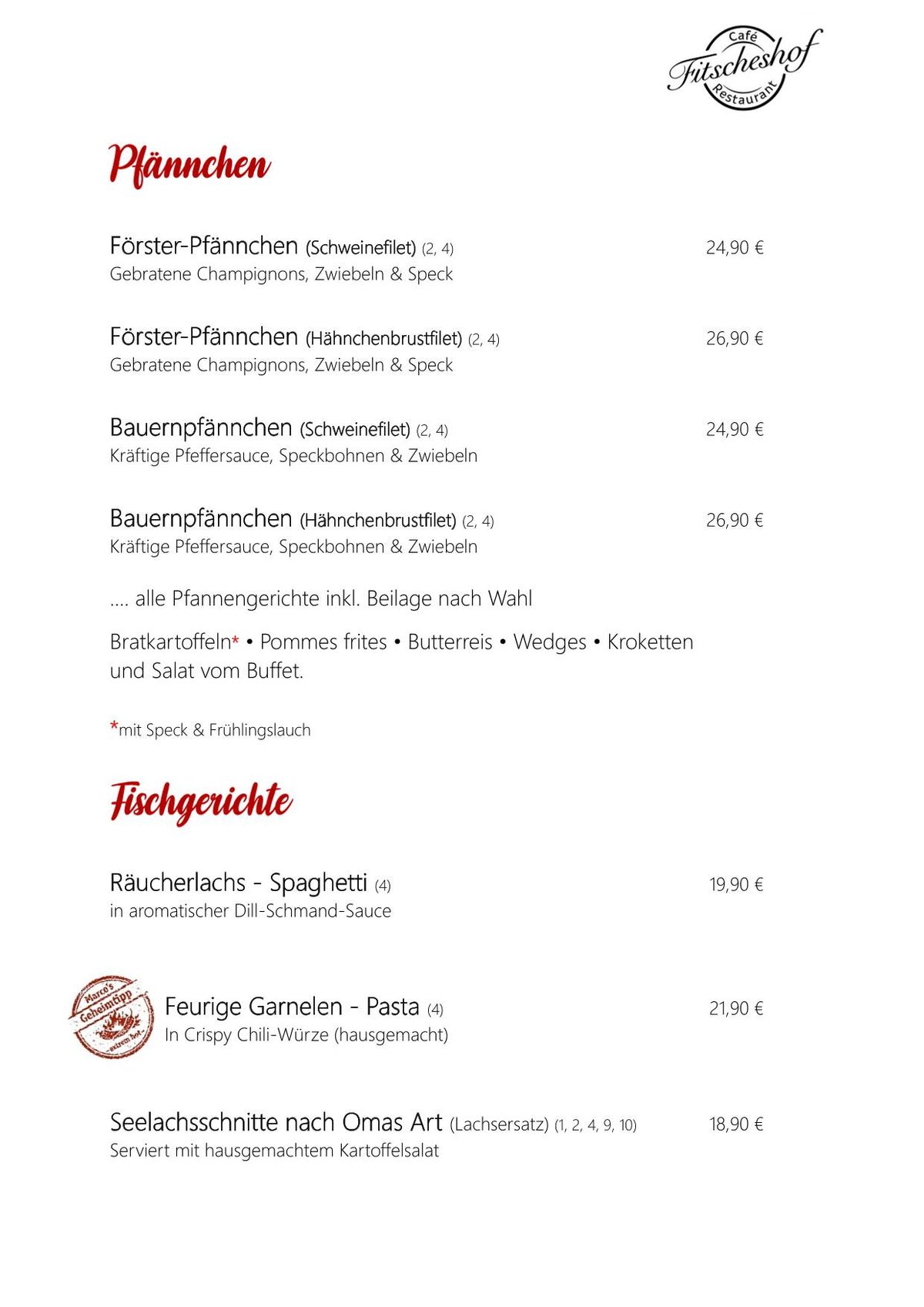 Speisekarte 2026 - 07
